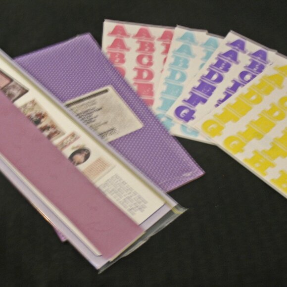 Lot of Stickers, Abc stickers, Gr Lengths-Flower Bud, Printworks, Pretty Paper - Picture 1 of 7